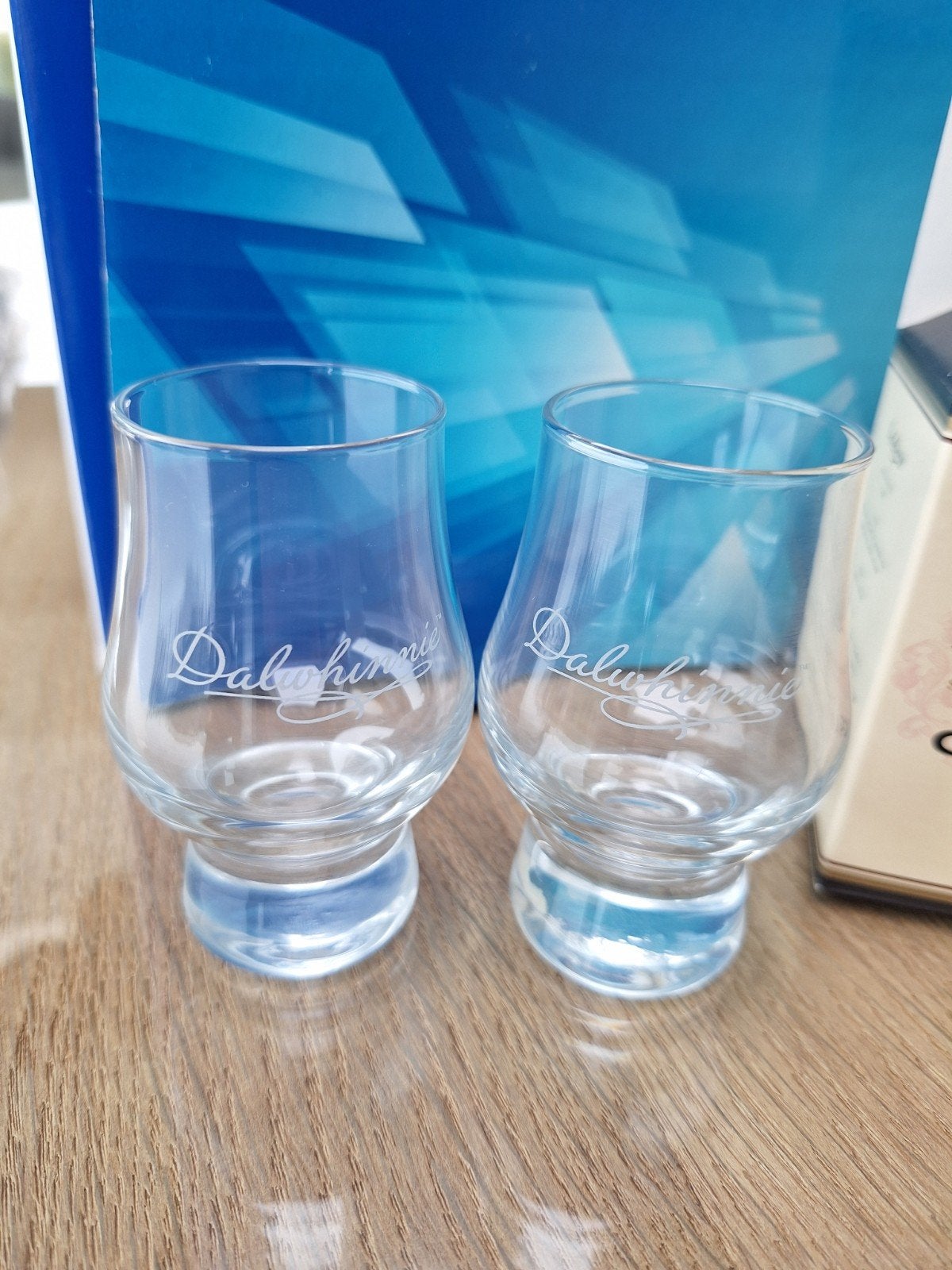 Dalwhinnie Single Highland Malt Scotch Whisky proefglazen, Verzamelen, Ophalen, Nieuw, Borrel- of Shotglas