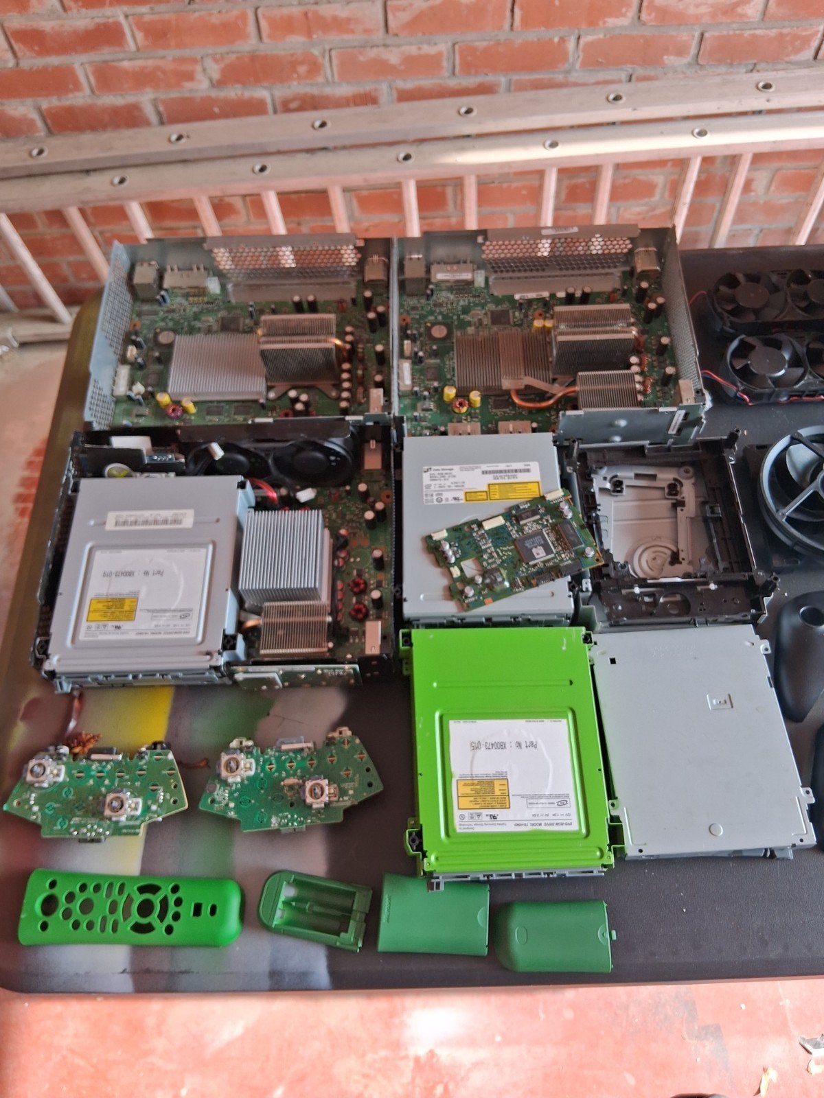 lot onderdelen xbox 360 en xbox original, Consoles de jeu & Jeux vidéo, Enlèvement ou Envoi, Utilisé, Contrôleur, Xbox Original