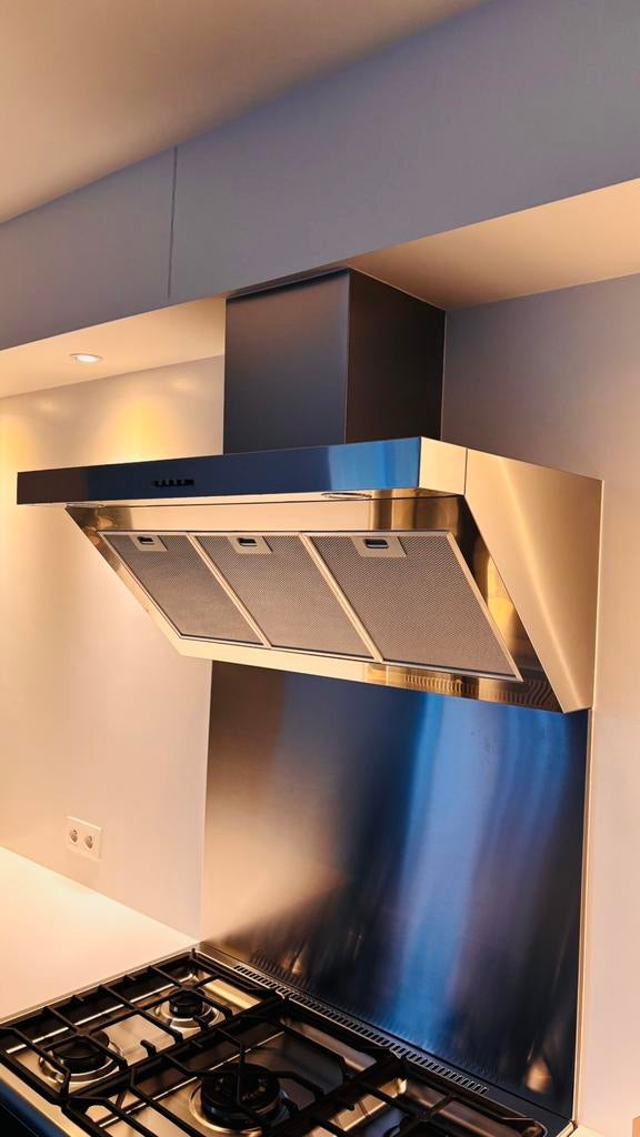 RVS spatwand, Huis en Inrichting, Keuken | Keukenelementen, Ophalen, Gebruikt, Overige kleuren, 50 tot 100 cm