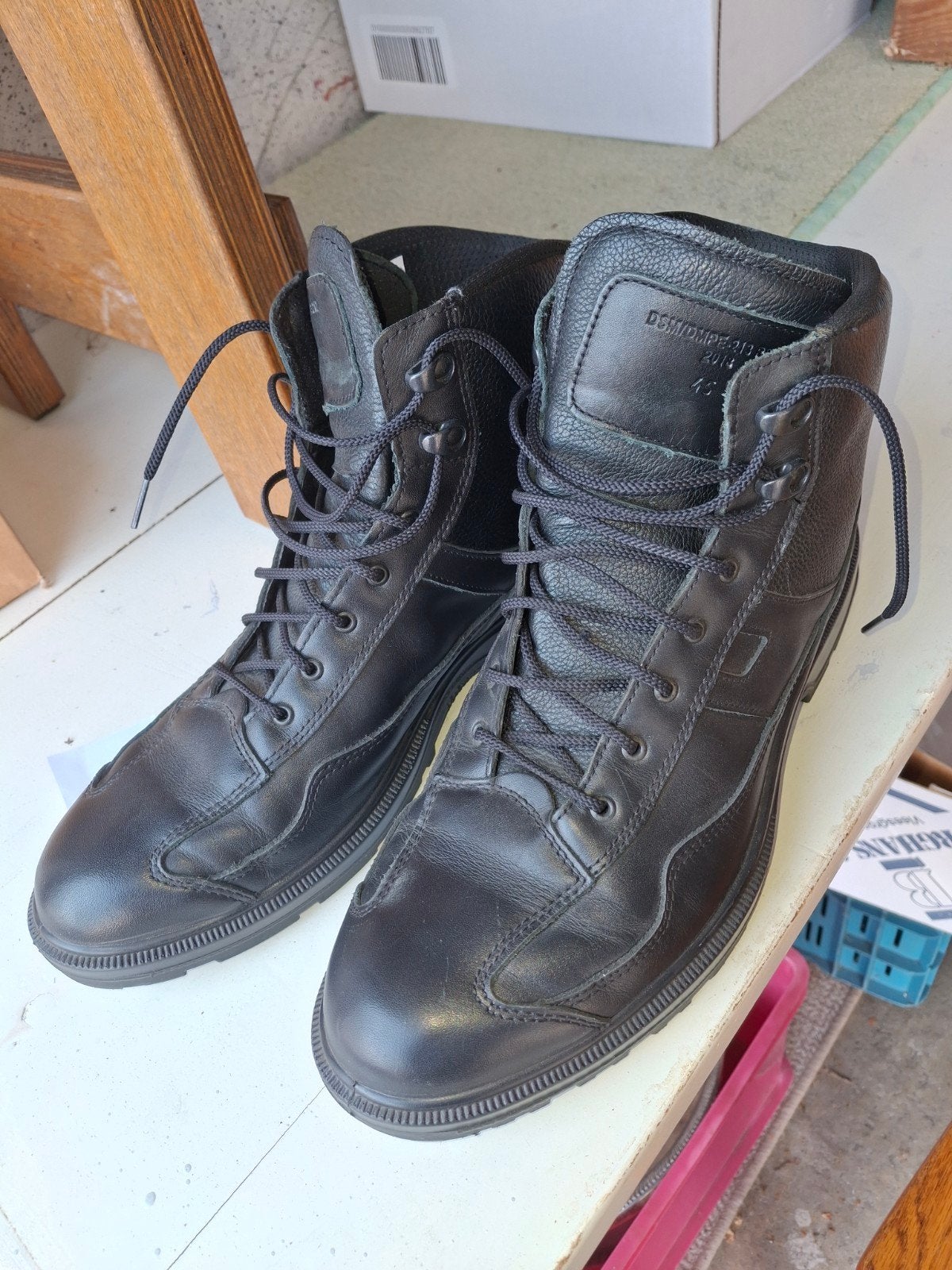 Bottines merk HAIX maat 45 als Nieuw, Vêtements | Hommes, Enlèvement ou Envoi
