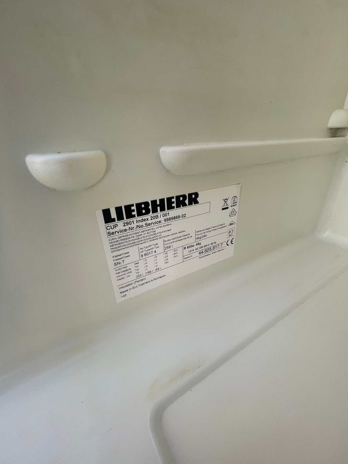 Frigo liebherr comfort, Electroménager, Enlèvement, Comme neuf