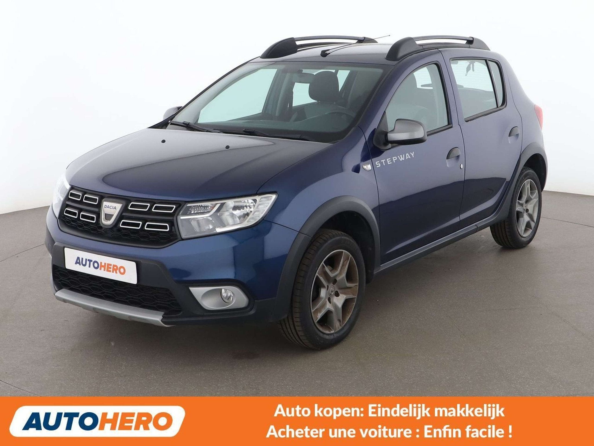 Dacia Sandero 0.9 TCe Stepway Prestige (bj 2018), Auto's, Voorwielaandrijving, 898 cc, Stof, Gebruikt