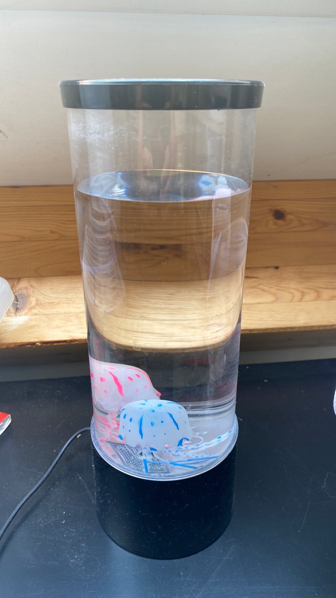 Lamp met water en kwallen, Kinderen en Baby's, Ophalen, Gebruikt, Overige merken, Zwart