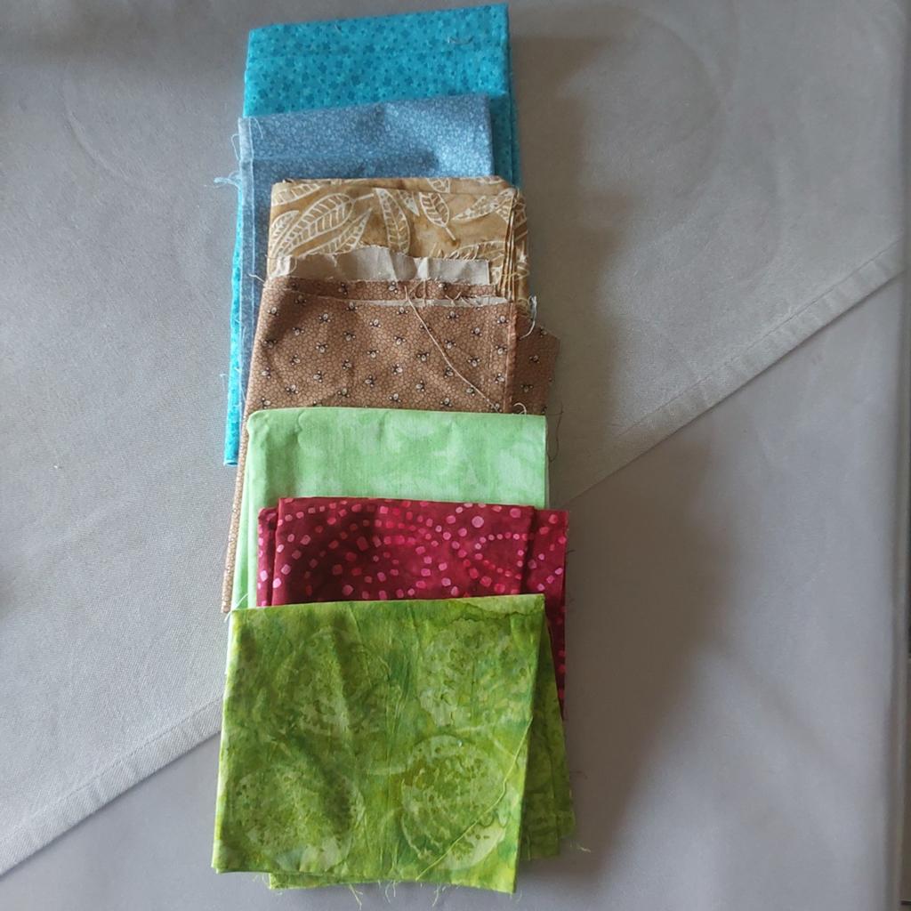 7 verschillende patchwork stoffen, Hobby en Vrije tijd, Stoffen en Lappen, Ophalen of Verzenden