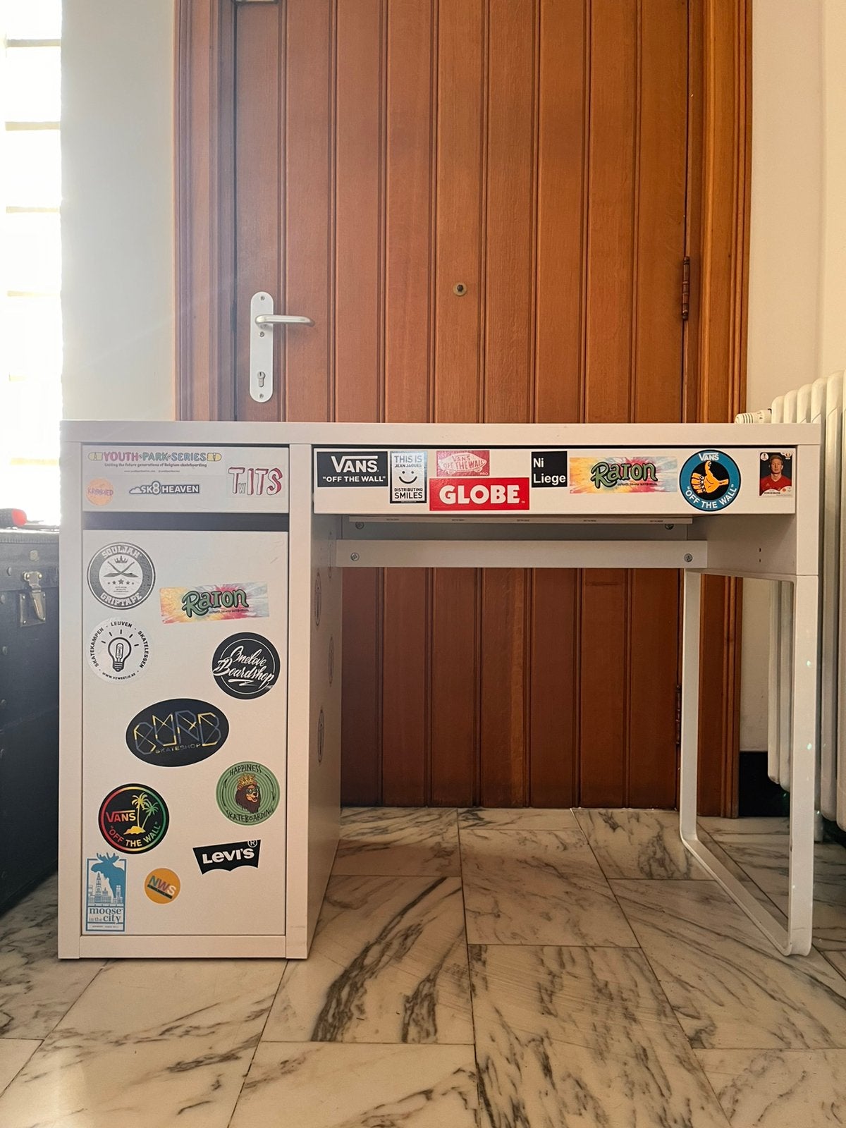 Ikea bureau Micke 105x50 cm, Huis en Inrichting, Bureaus, Ophalen, 105 cm, Gebruikt, Scandinavisch