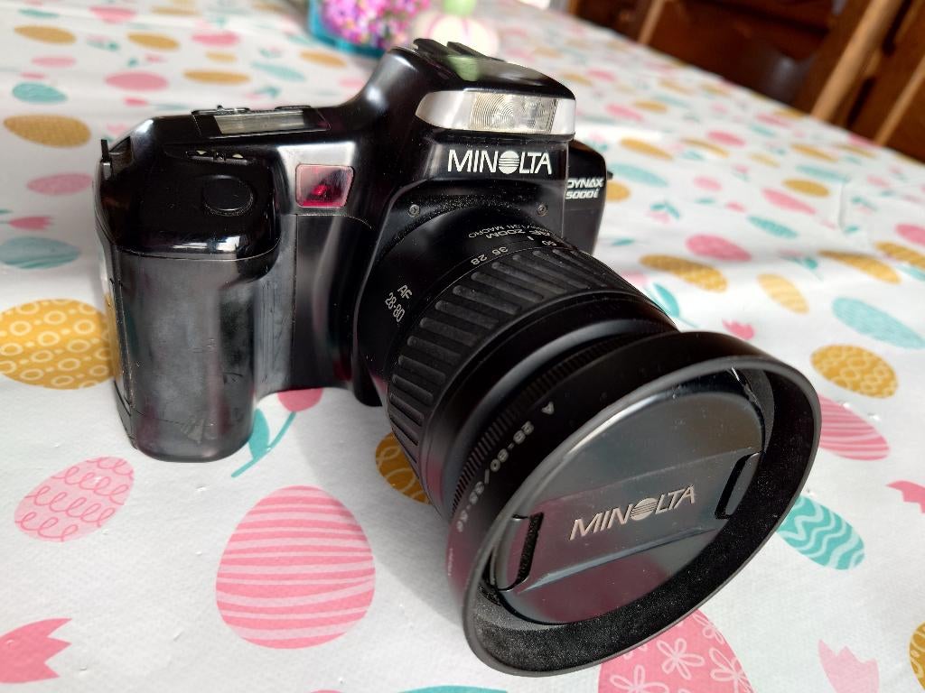 Minolta Dynax 5000i - voor onderdelen, Audio, Tv en Foto, Ophalen of Verzenden, Niet werkend, Spiegelreflex, Minolta
