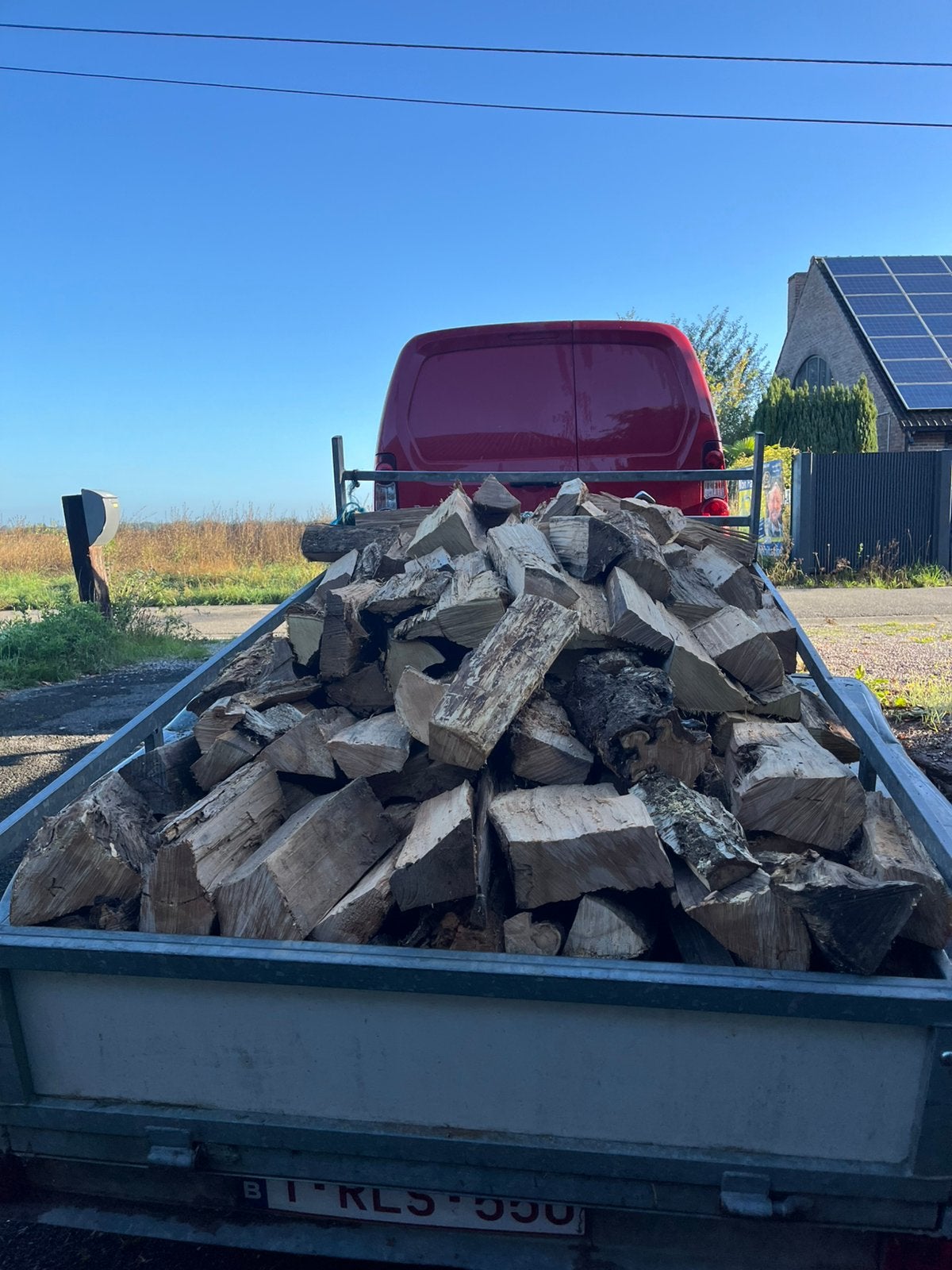Bois de chauffage sec, 3 tot 6 m³, Ophalen, Essenhout, Blokken