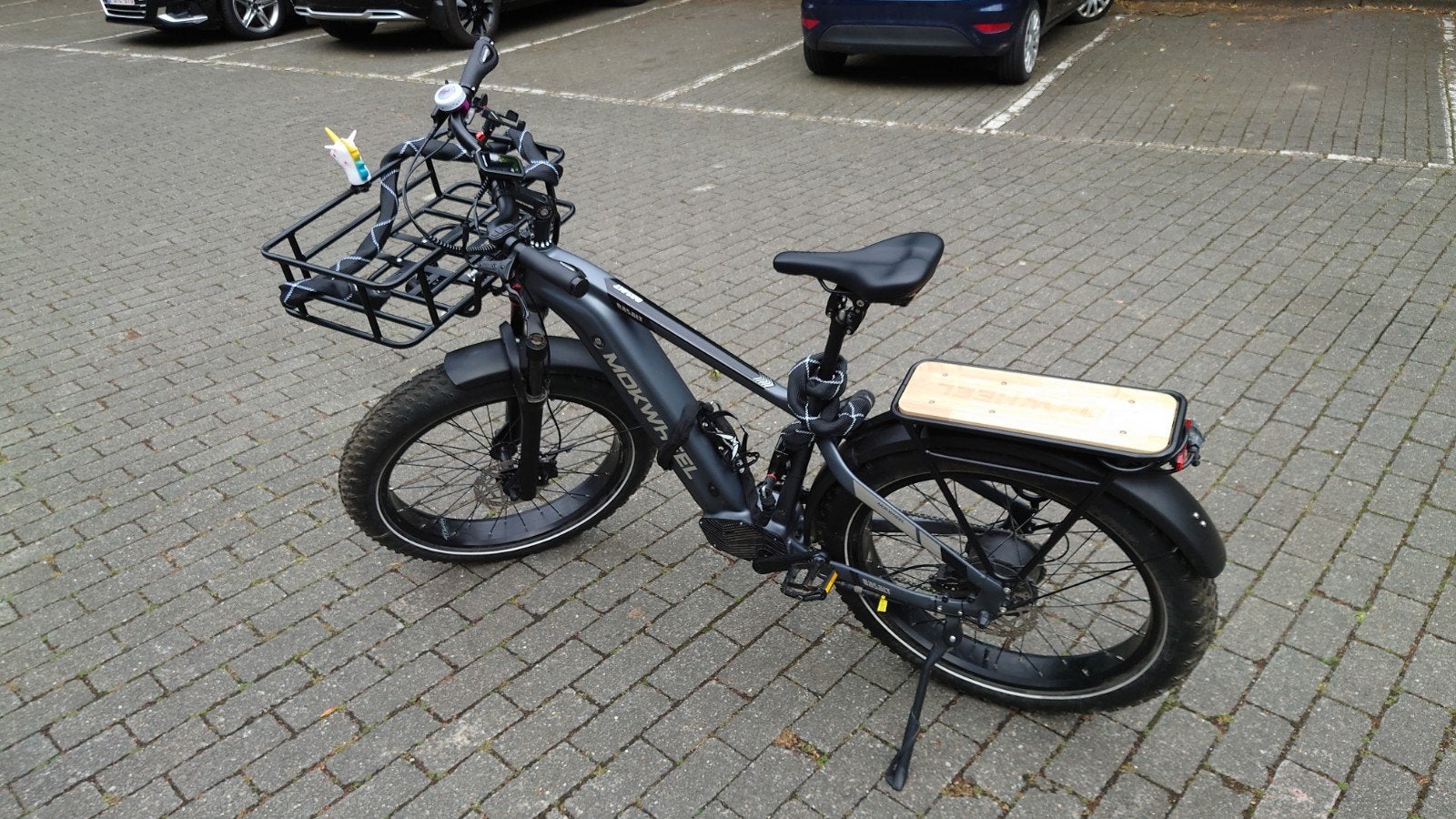 Mokwheel Basalt 2.0 (Cargo E-Fatbike met zonnnepanelen), Gebruikt, 51 tot 55 cm, 50 km per accu of meer, Ophalen