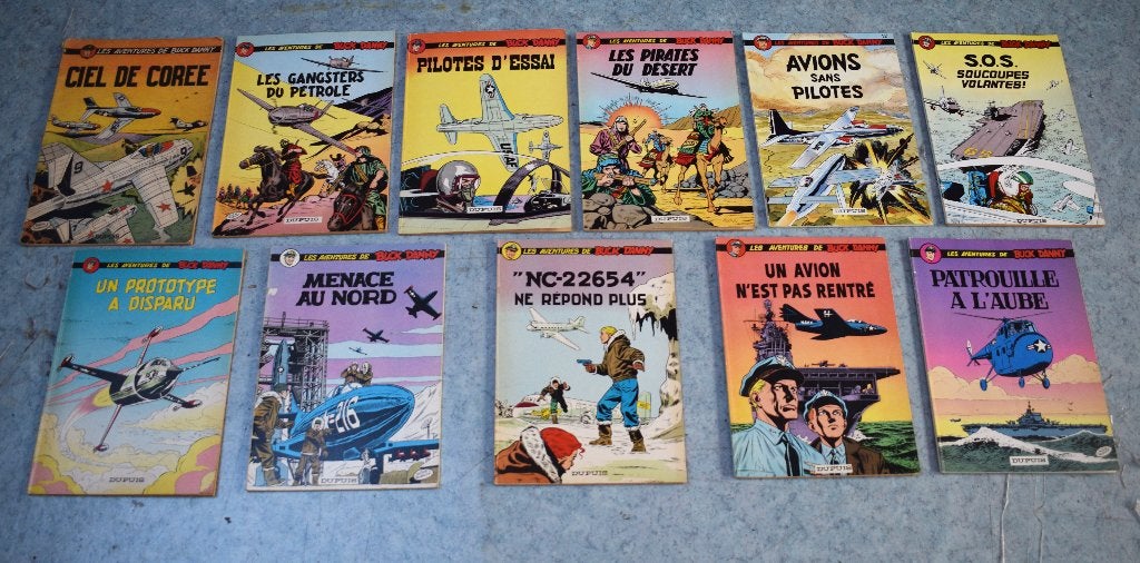 liquidation lot 11 BD bande dessinee buck danny top etat, Enlèvement ou Envoi, Comme neuf