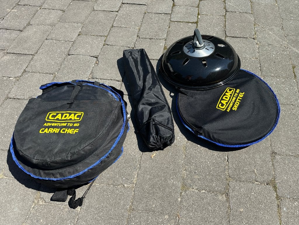 Cadac gas BBQ Carry Chef 50 en accessoires, Caravans en Kamperen, Kampeeraccessoires, Ophalen, Gebruikt