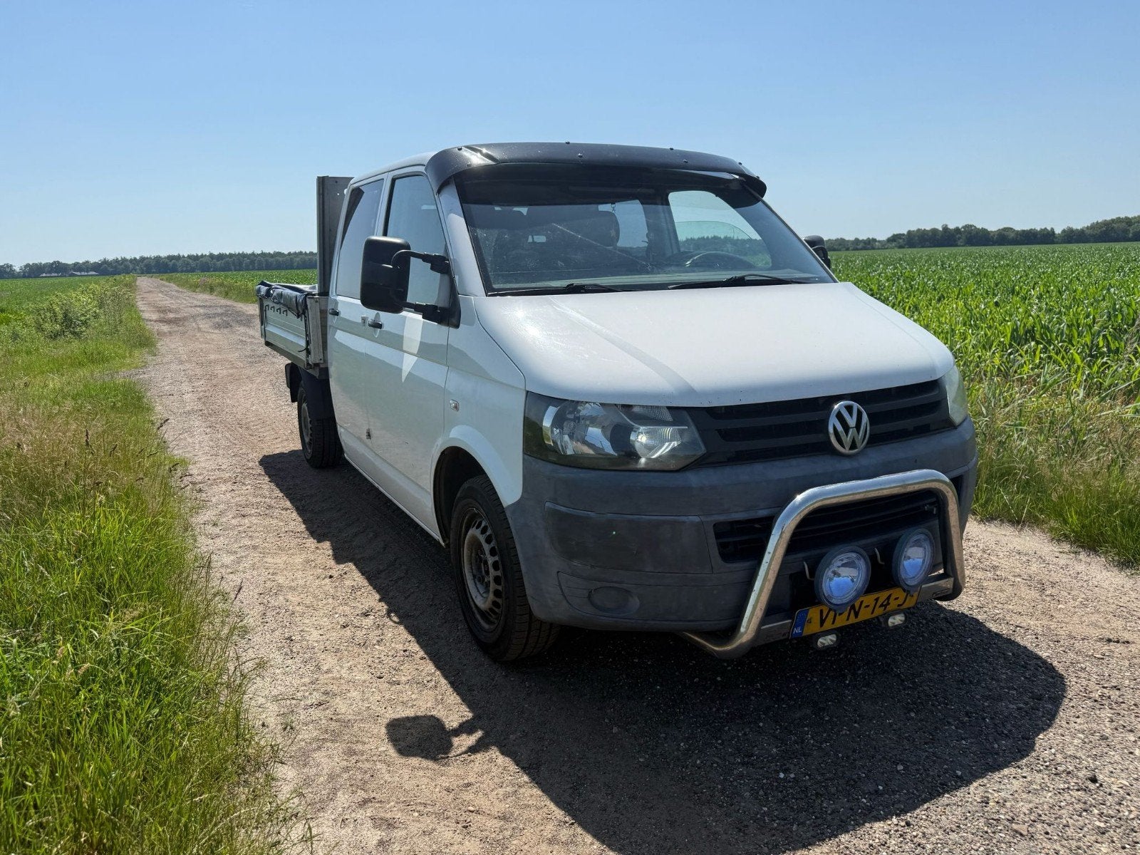 Vw transporter 2.0 tdi open laadbak pickup dubbele cabine, Auto's, Particulier, Te koop