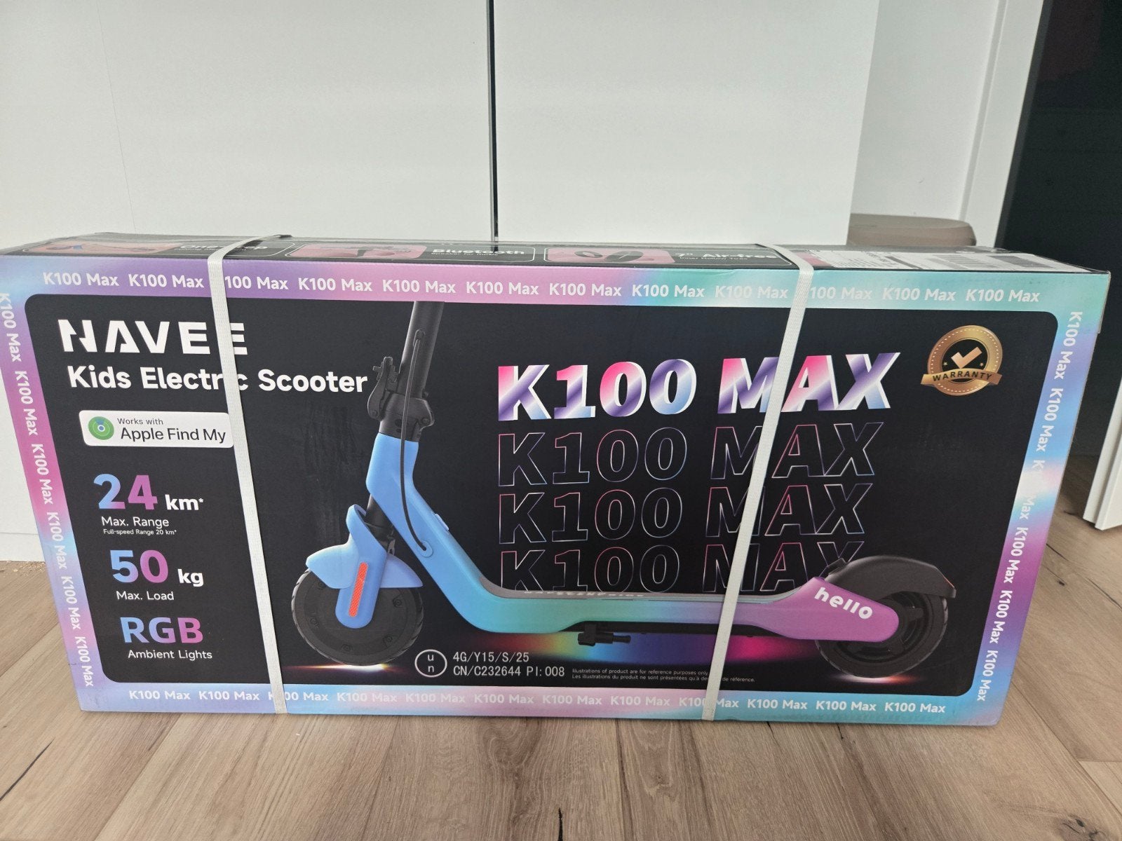 NAVEE K100MAX, Enlèvement, Neuf, Step électrique (E-scooter), Navee