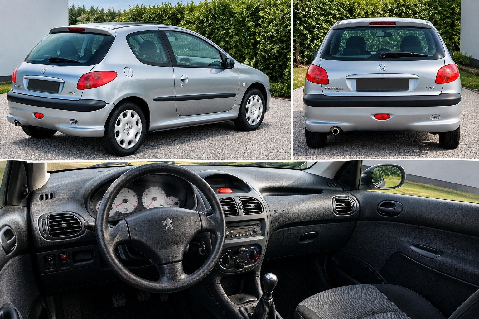 * Peugeot 206 * [ instapklaar ️✅️  ] 80.000 KM [ Gekeurd ✅️, Auto's, Voorwielaandrijving, Stof, Blauw, Bedrijf