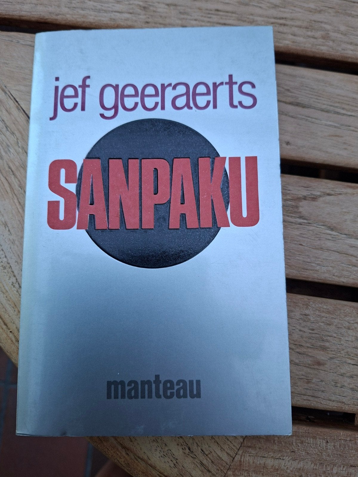 SANPAKU van Jef Gheeraerts, Boeken, België, Ophalen of Verzenden, Zo goed als nieuw, Jef Geeraerts