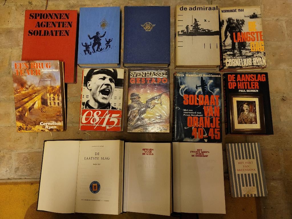 Oorlogsboeken, Boeken, Ophalen