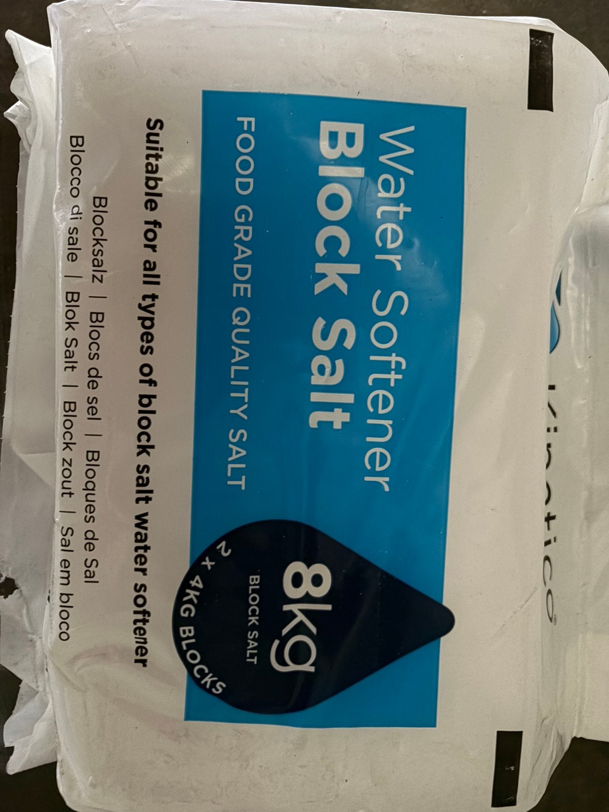 Blocs de sel pour adoucisseurs d'eau, Electroménager, Enlèvement, Neuf