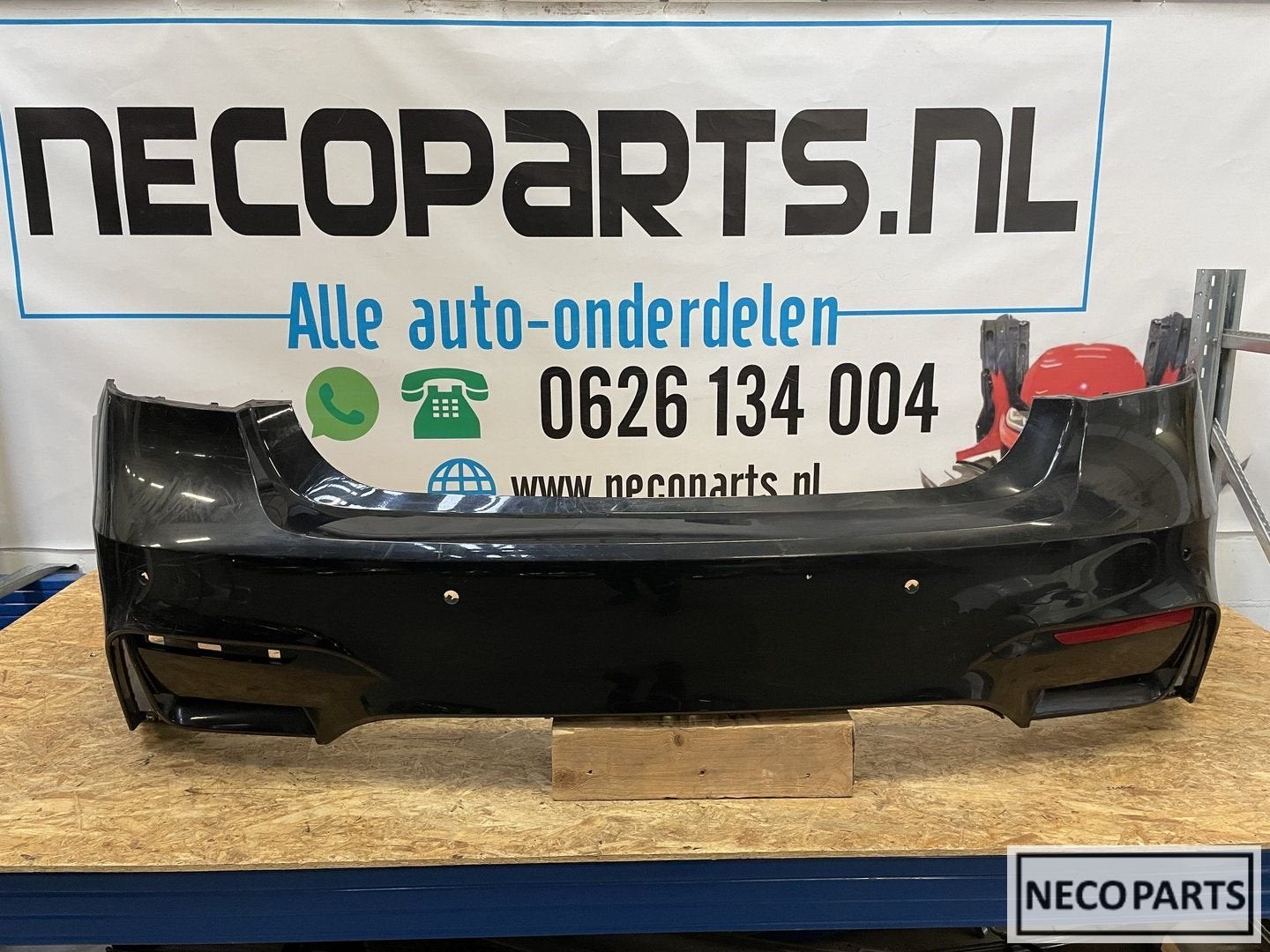 BUMPER BMW M3 F30 F80 ACHTERBUMPER ORIGINEEL 51128055852, -, Utilisé, -, Enlèvement ou Envoi