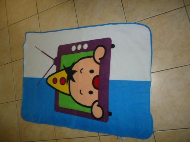fleece deken bumba, Kinderen en Baby's, Ophalen of Verzenden, Gebruikt, 85 tot 100 cm, Deken