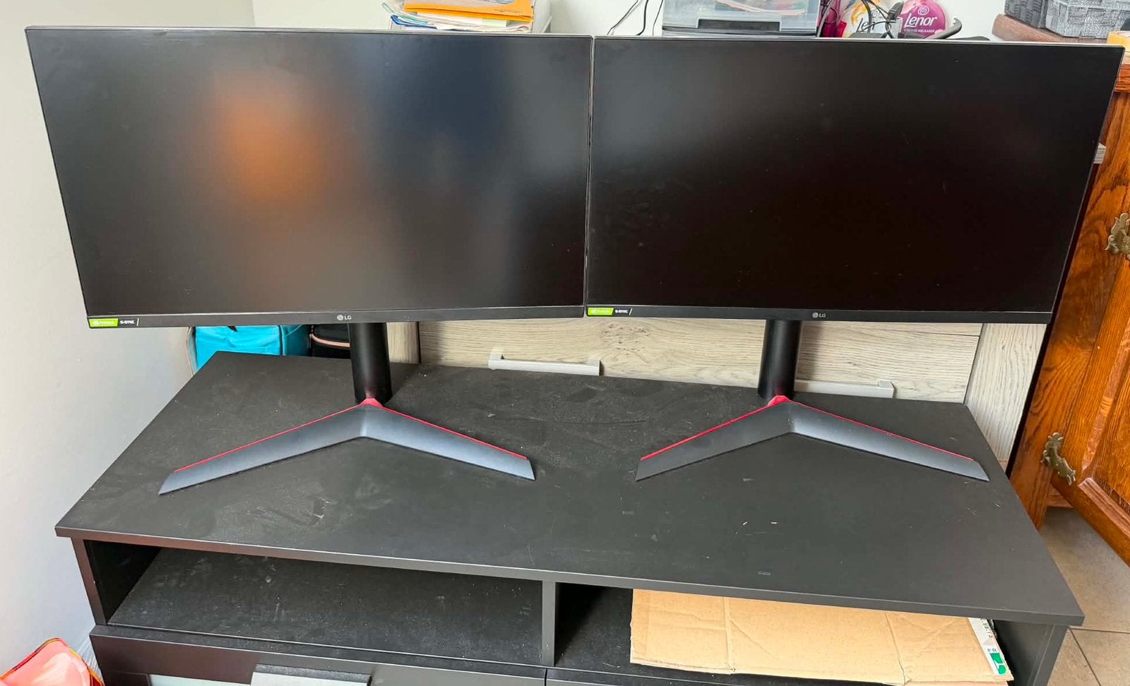 2x LG 27GL850 UltraGear 27” Gaming Monitor, Ophalen, Zo goed als nieuw