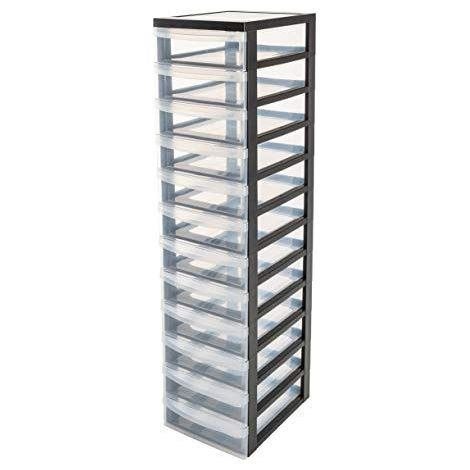tour de rangement plastique -12 tiroirs A4, Enlèvement