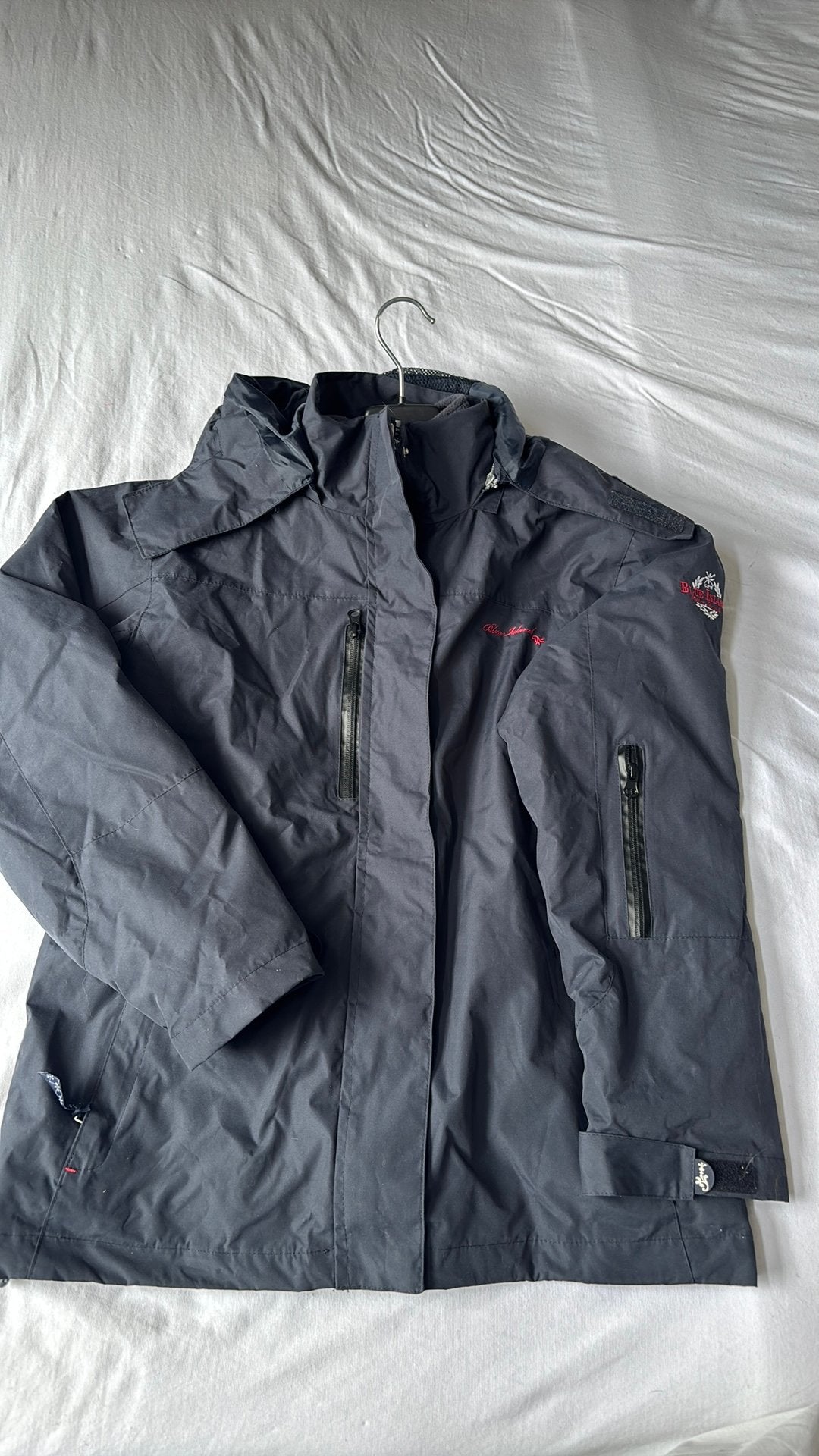 Gevoerde winterjas, Kleding | Dames, Jassen | Winter, Ophalen of Verzenden, Zo goed als nieuw, Maat 34 (XS) of kleiner, Blauw