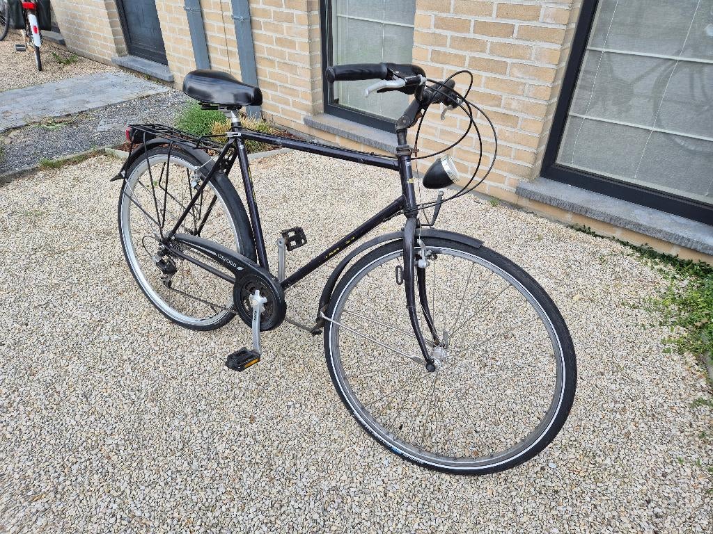 Oude herenfiets, Gebruikt, Velgrem, Versnellingen, Ophalen