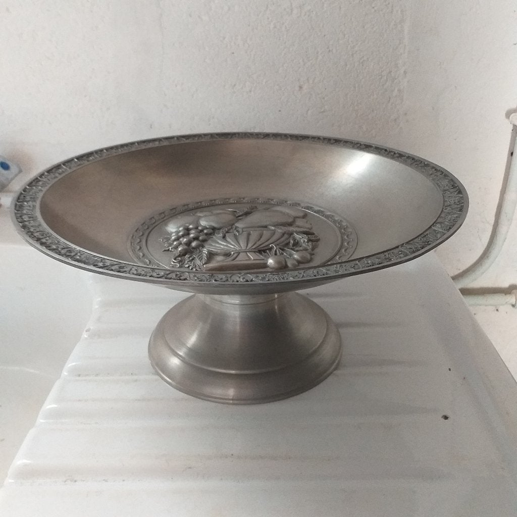 Fruitbeker van 97% tin, Antiek en Kunst, Ophalen