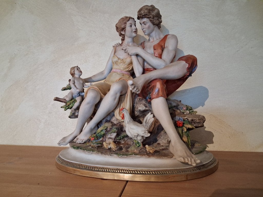 Triade Italië - Groot biscuit porseleinen beeld (Model 784), Enlèvement