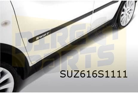 Suzuki Swift III (3/05-9/10) (RS) stootlijstset Links (2x) Z, Neuf, -, -, -