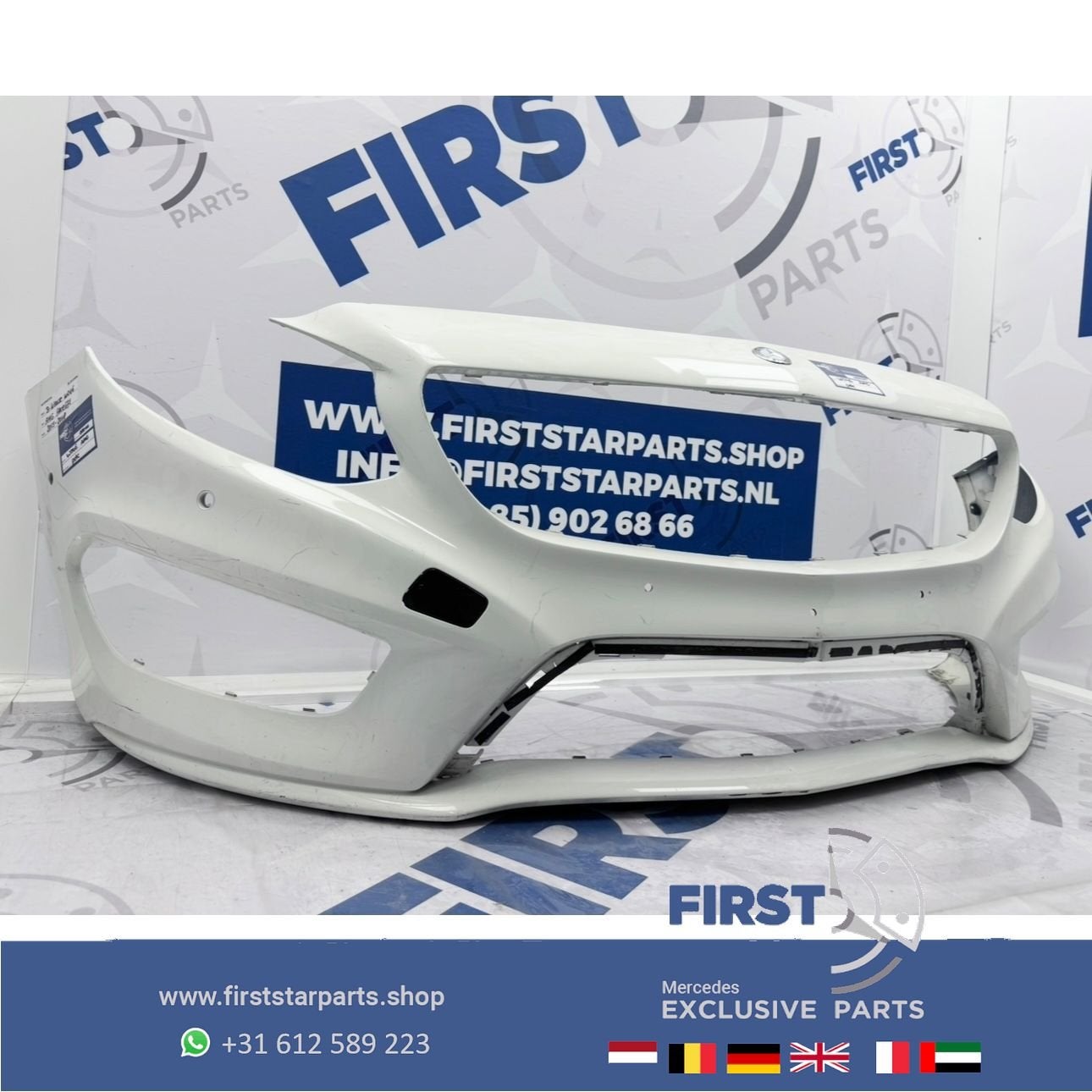 W242 W246 AMG BUMPER B Klasse Facelift Voorbumper 2018 PDC Z, Gebruikt, -, Voor, Ophalen of Verzenden