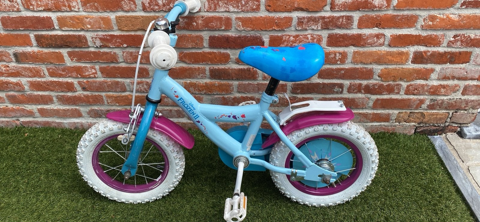Frozenfiets 12 inch, Fietsen en Brommers, Fietsen | Kinderfietsjes, Ophalen, Gebruikt, Minder dan 16 inch
