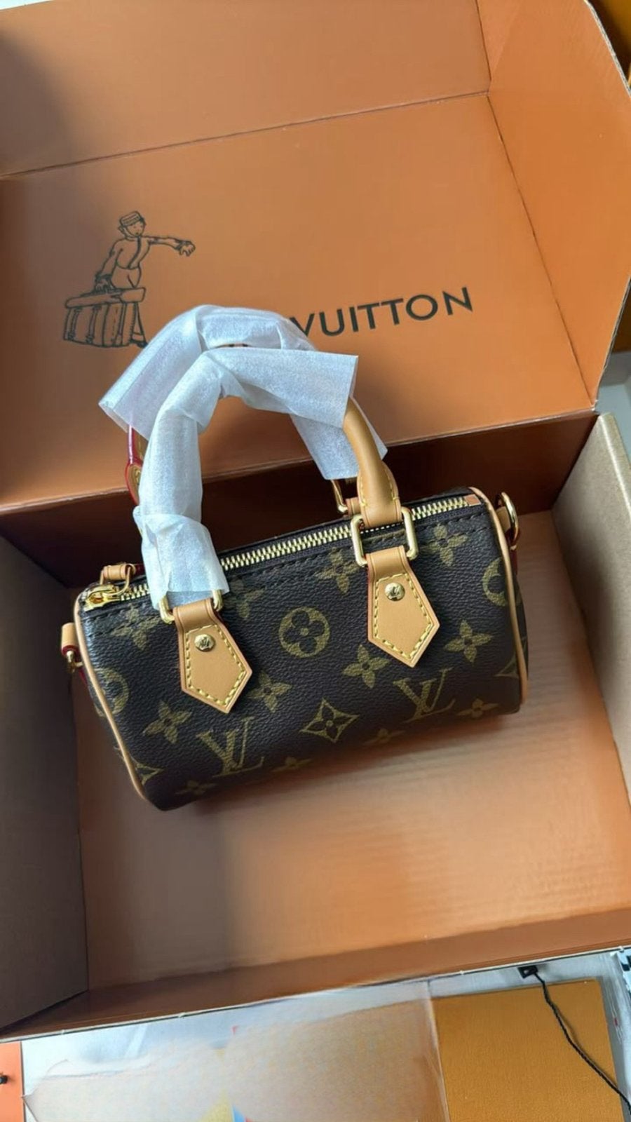 Nano Speedy monogram, Ophalen of Verzenden, Nieuw, Overige kleuren, Handtas