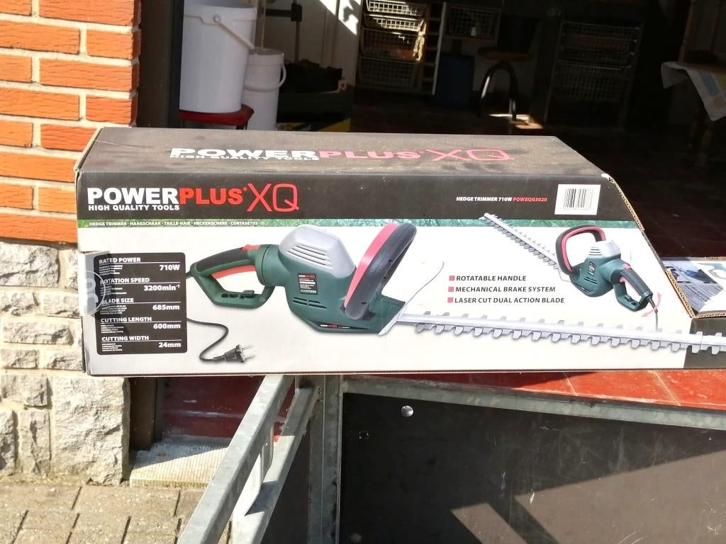Taille haie électrique  Poxer Plus X Q Garden, Enlèvement, Utilisé, Électrique, Powerplus