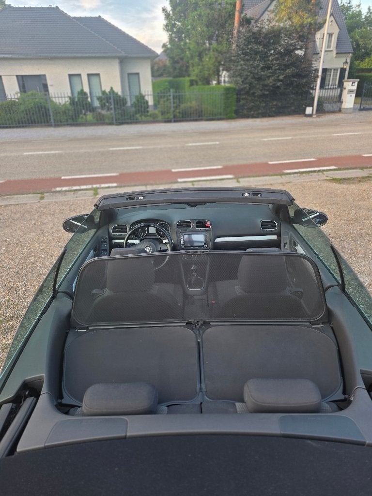VW Golf 6 Cabrio 1.6CRTDI en parfait état 1er propriétaire, Achat, Entreprise, Cabriolet, Noir