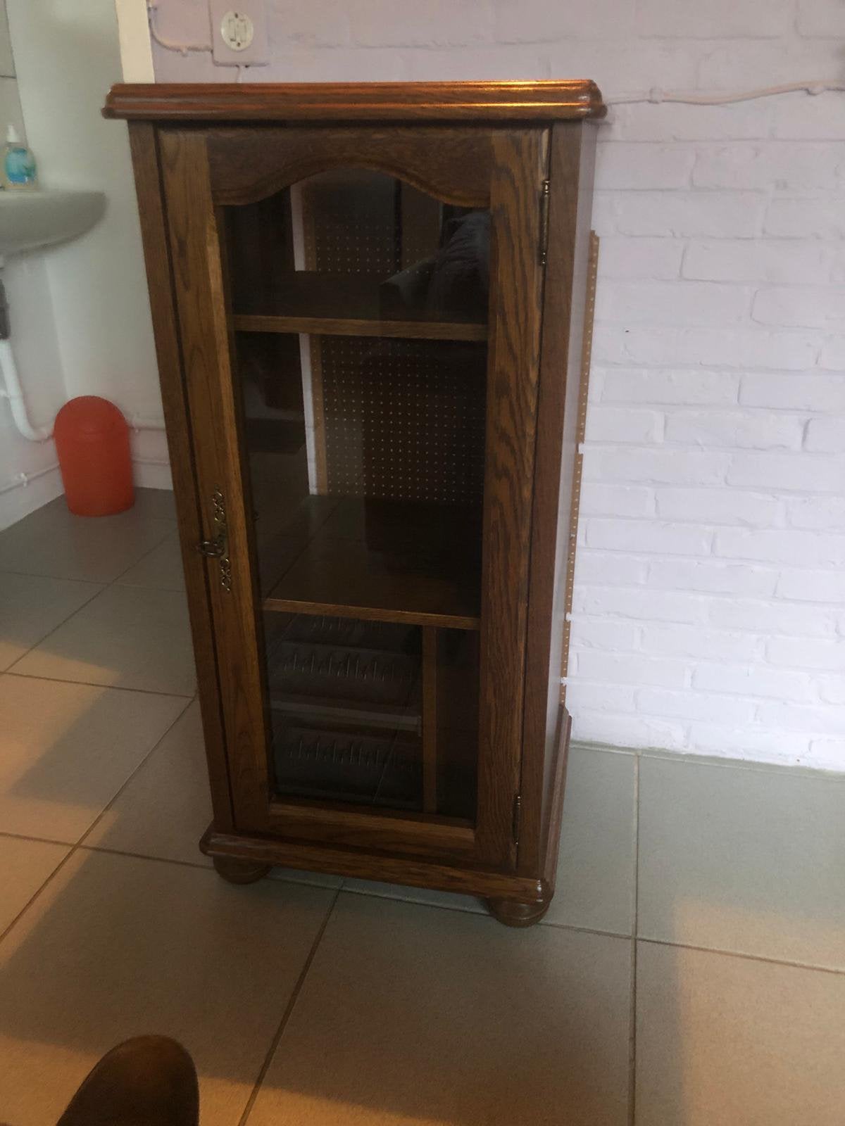 Eiken stereo meubel, Huis en Inrichting, Ophalen, Gebruikt