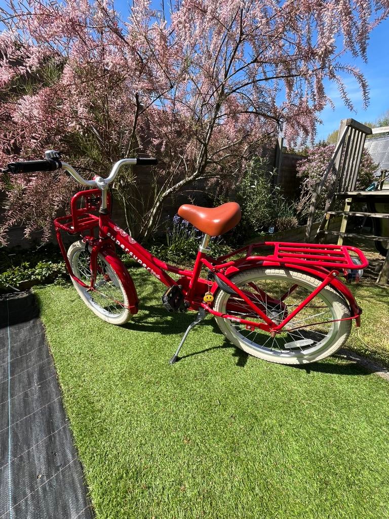 Meisjes fiets supersuper bike, Ophalen, Zo goed als nieuw, Velgrem, 20 inch