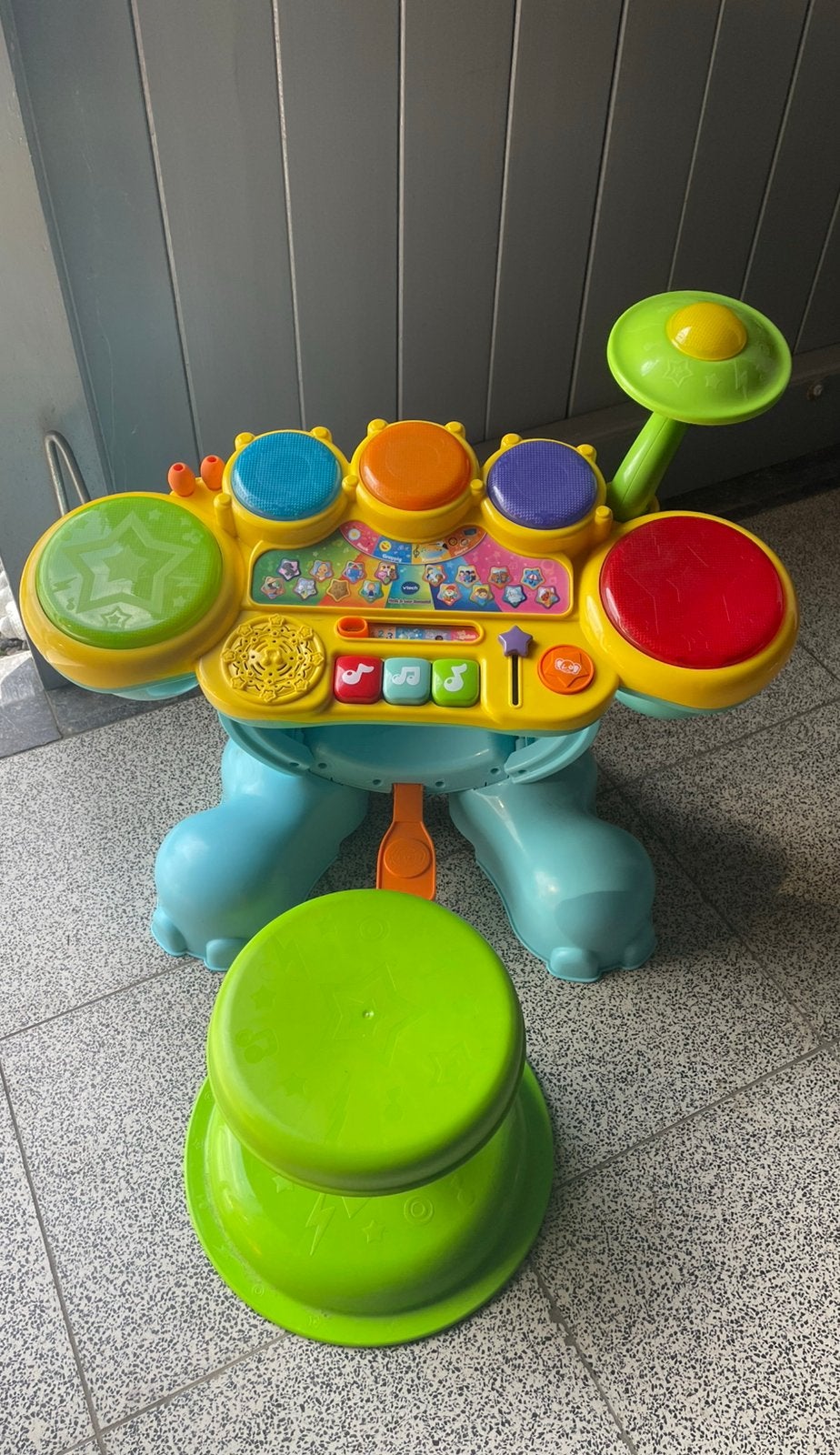 Vtech Rock&Leer Drumstel, Ophalen, Zo goed als nieuw