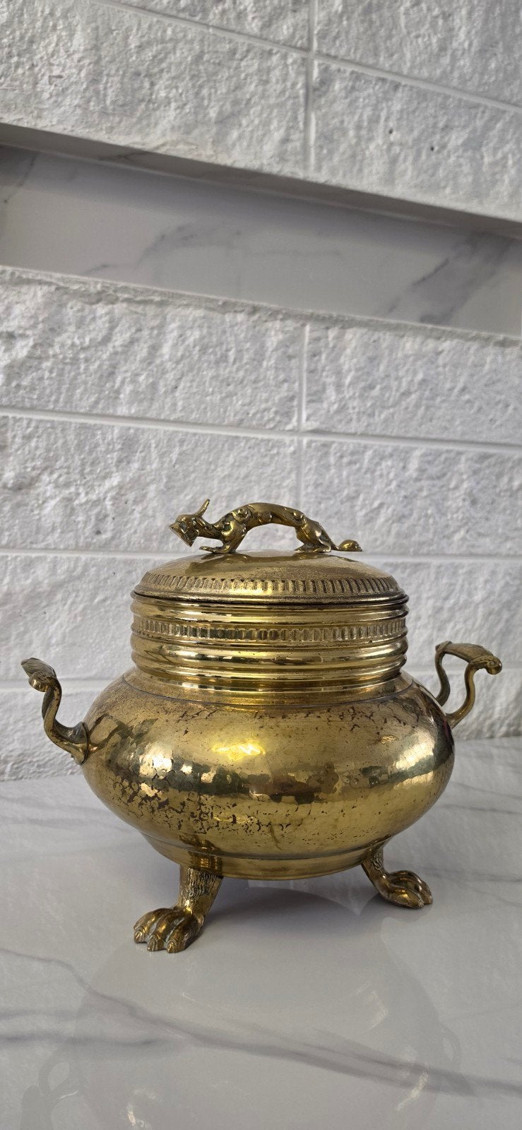 Antieke Messing Pot, Ophalen