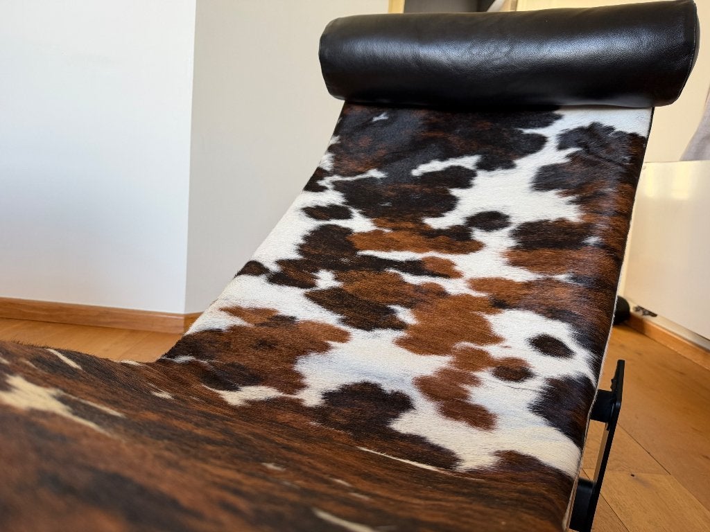 Chaise longue le corbusier (cassina), Huis en Inrichting, Leer, Ophalen of Verzenden, Zo goed als nieuw, Minder dan 150 cm