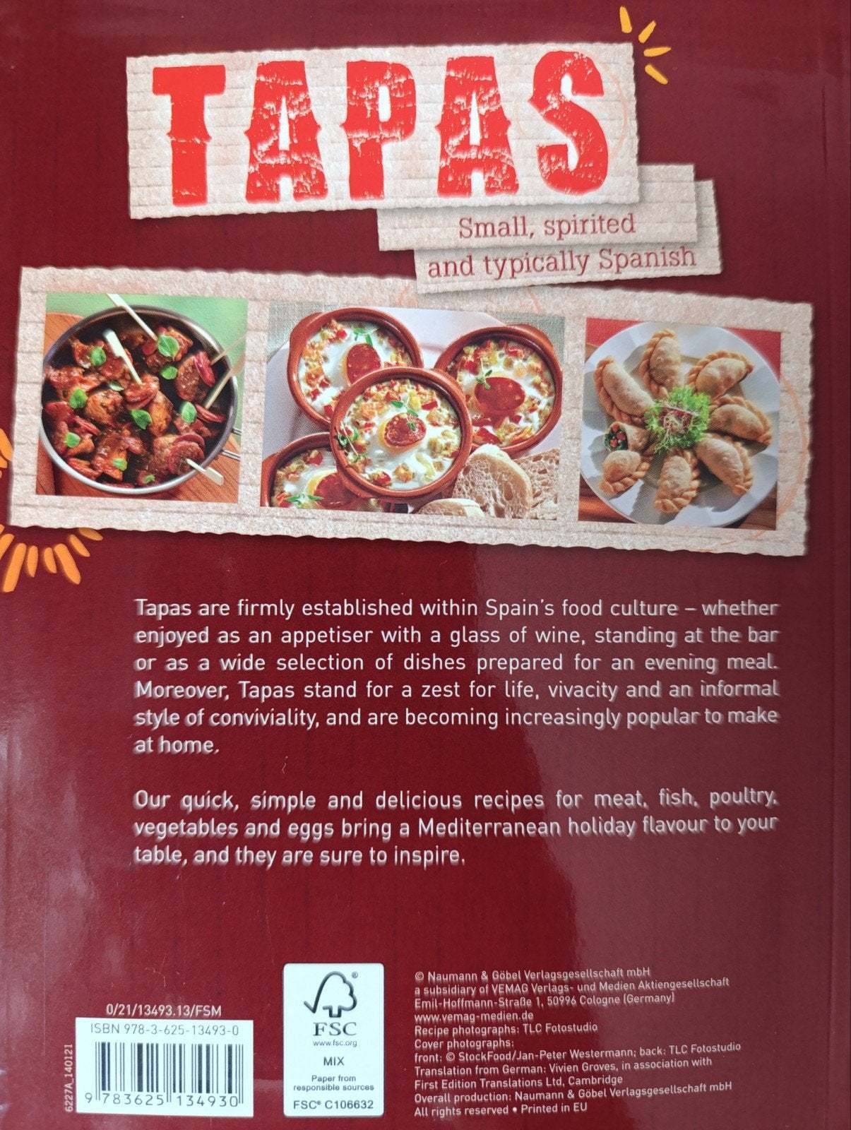 Tapas, kookboek in Engels, NEW BOOK, Livres, Livres de cuisine, Enlèvement ou Envoi, Neuf, Espagne