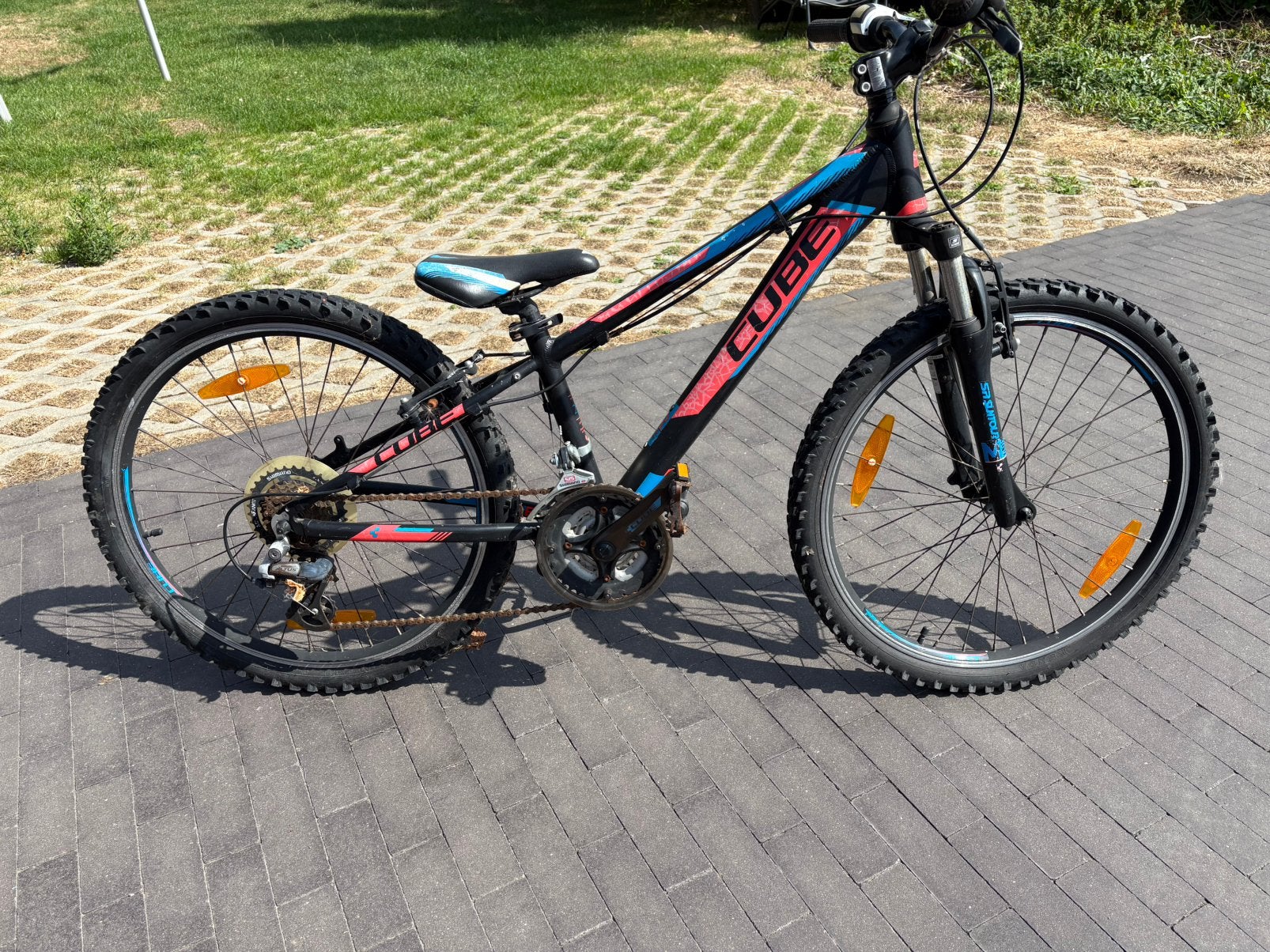 Kinderfiets Cube, Fietsen en Brommers, Ophalen, Gebruikt, Velgrem, 16 tot 20 inch