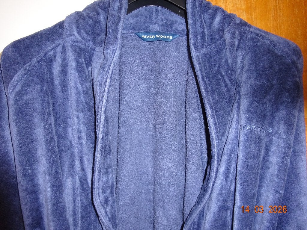 nieuwe blauwe kamerjas River Woods L/XL, Kleding | Heren, Ophalen of Verzenden, Nieuw, Riverwoods