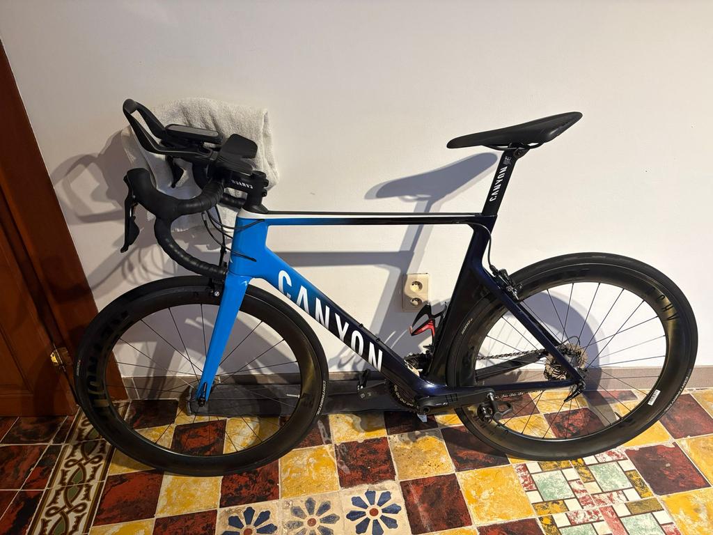 Canyon aeroad cf sl7 triatlon/racefiets, Fietsen en Brommers, Fietsen | Racefietsen, Ophalen of Verzenden, Zo goed als nieuw