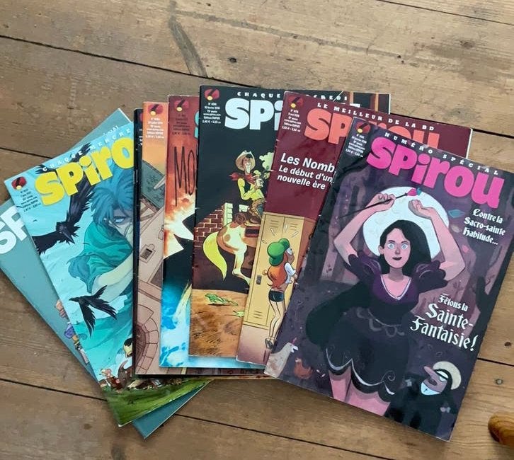 Magazines Spirou. Année 2017-2018, Livres, Enlèvement, Utilisé