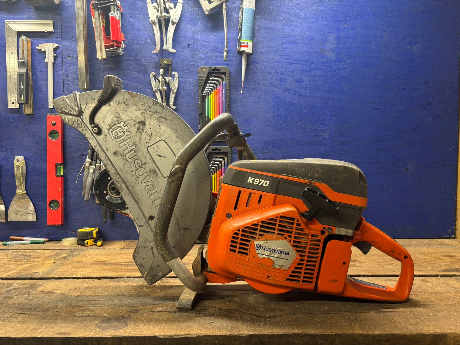Husqvarna k970 doorslijper, Doe-het-zelf en Bouw, Ophalen, Gebruikt, Overige typen