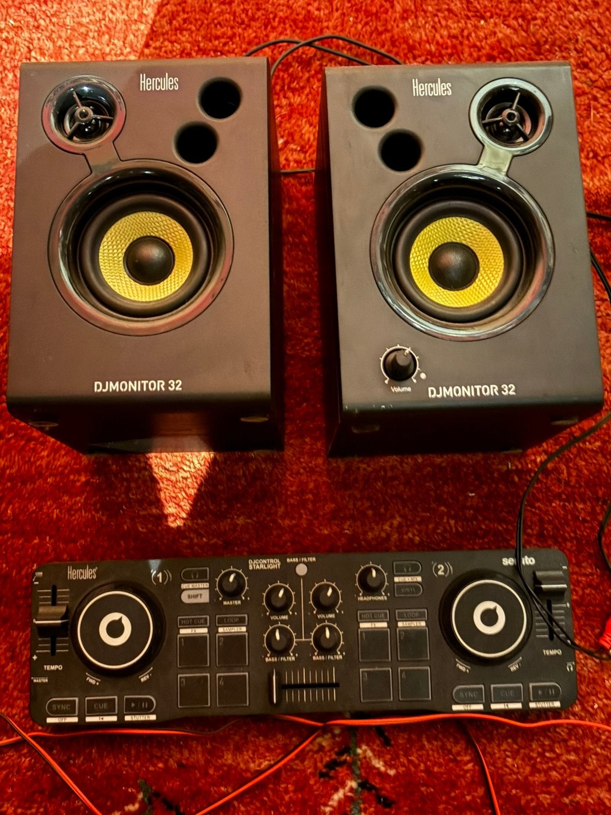 Hercules setje te koop, Audio, Tv en Foto, Luidsprekerboxen, Ophalen, Zo goed als nieuw