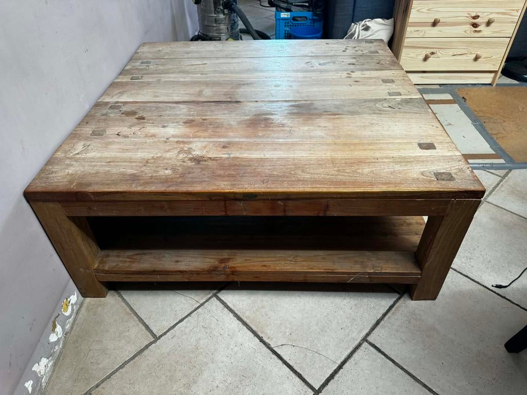 Salontafel - William Winston Collection - 110x110, Huis en Inrichting, Ophalen, Gebruikt, Vierkant, Minder dan 50 cm