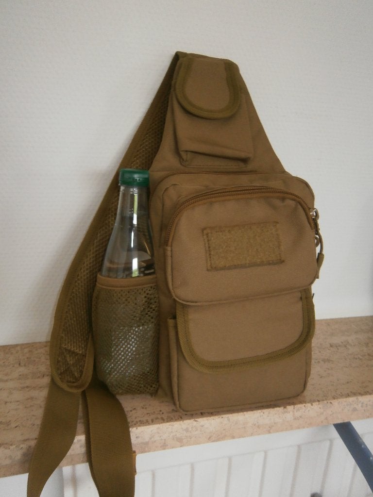 Nieuwe schoudertas met dranknetje, Verzenden, Nieuw, Groen