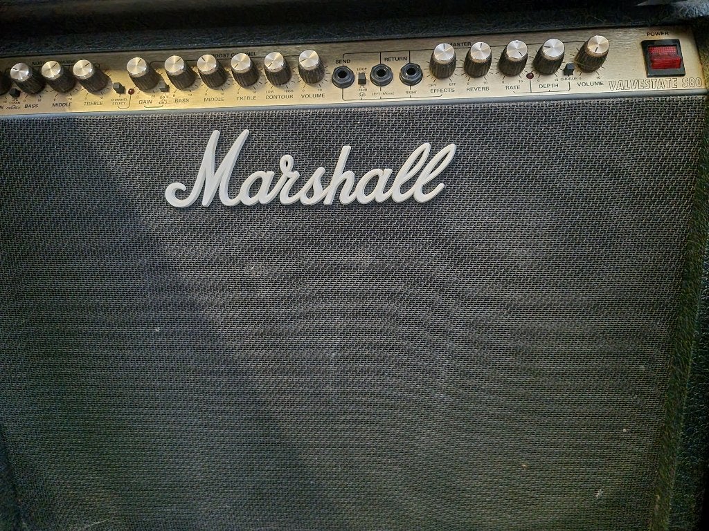 Marshall valvestate 8240 S80 gitaarversterker, Ophalen, Gebruikt, Gitaar, 50 tot 100 watt