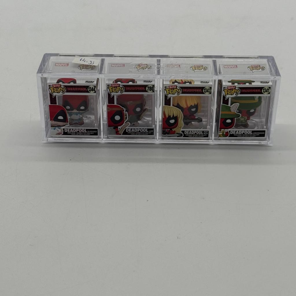 Bitty Pop ! Deadpool 4-Pack series 4 - met case, Collections, Jouets miniatures, Comme neuf, Enlèvement ou Envoi